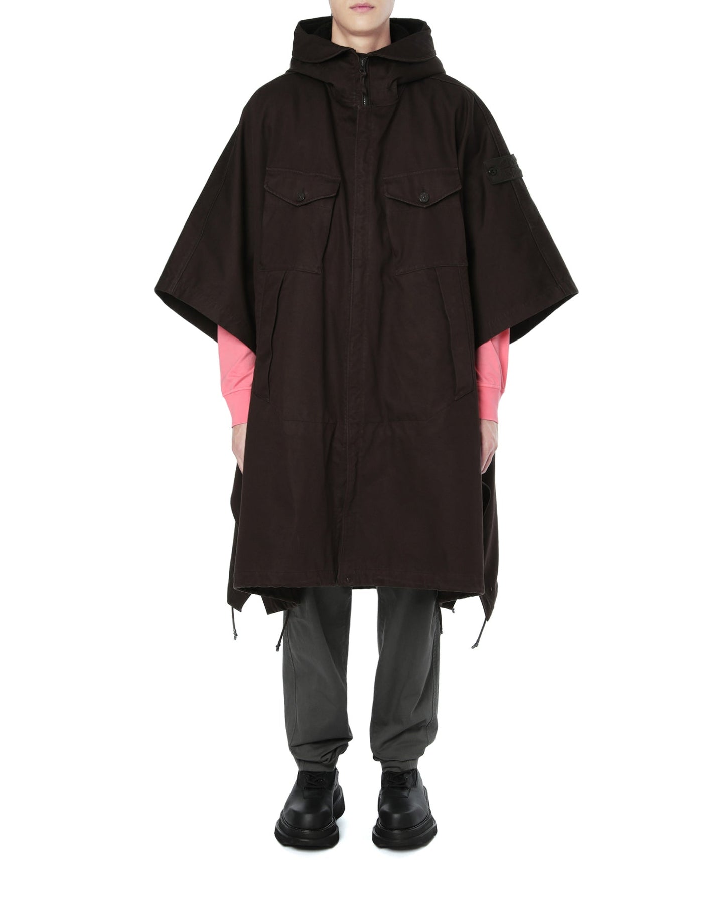 STONE ISLAND Raso gommato double ghost piece coat