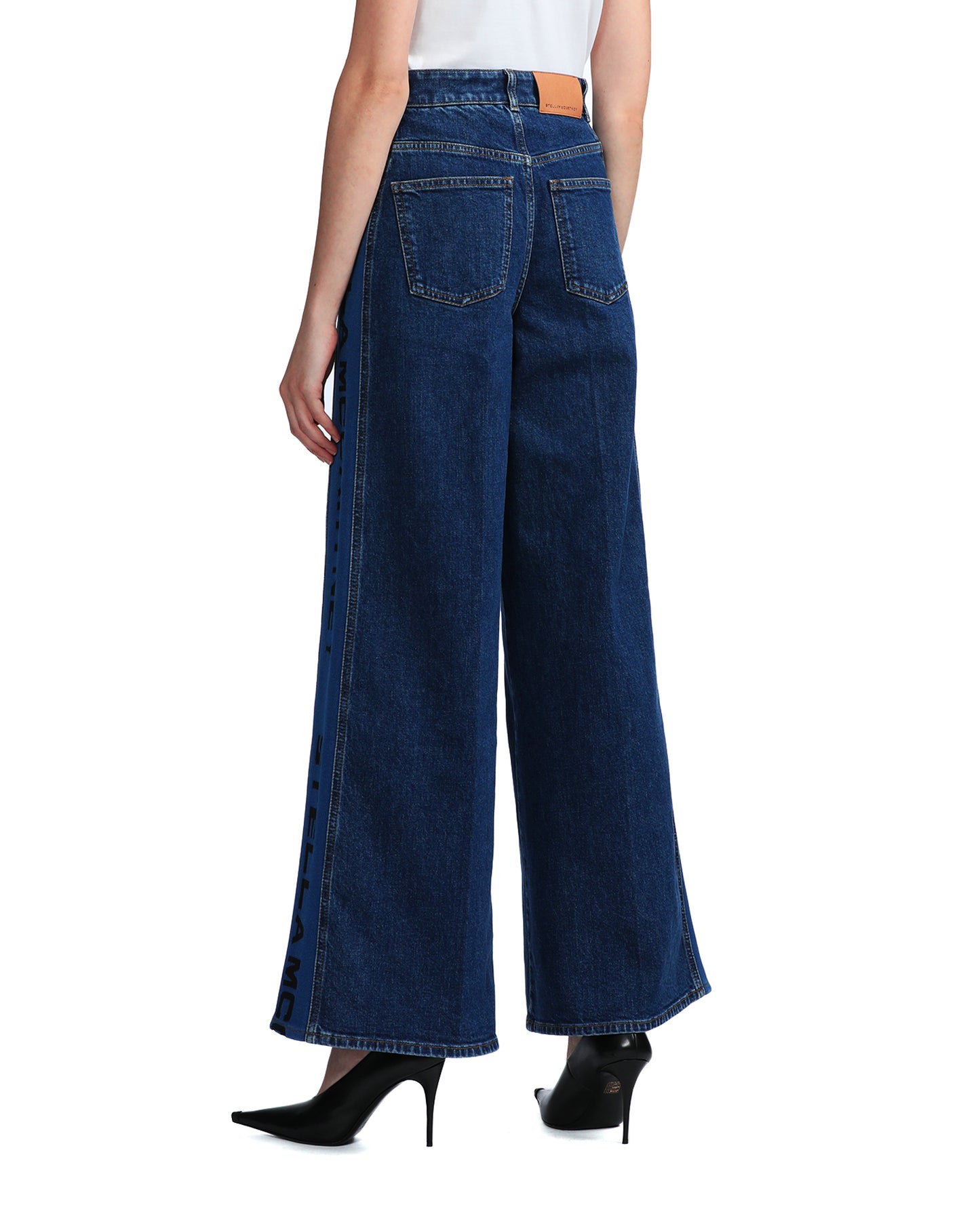 STELLA MCCARTNEY Wide leg denim jeans