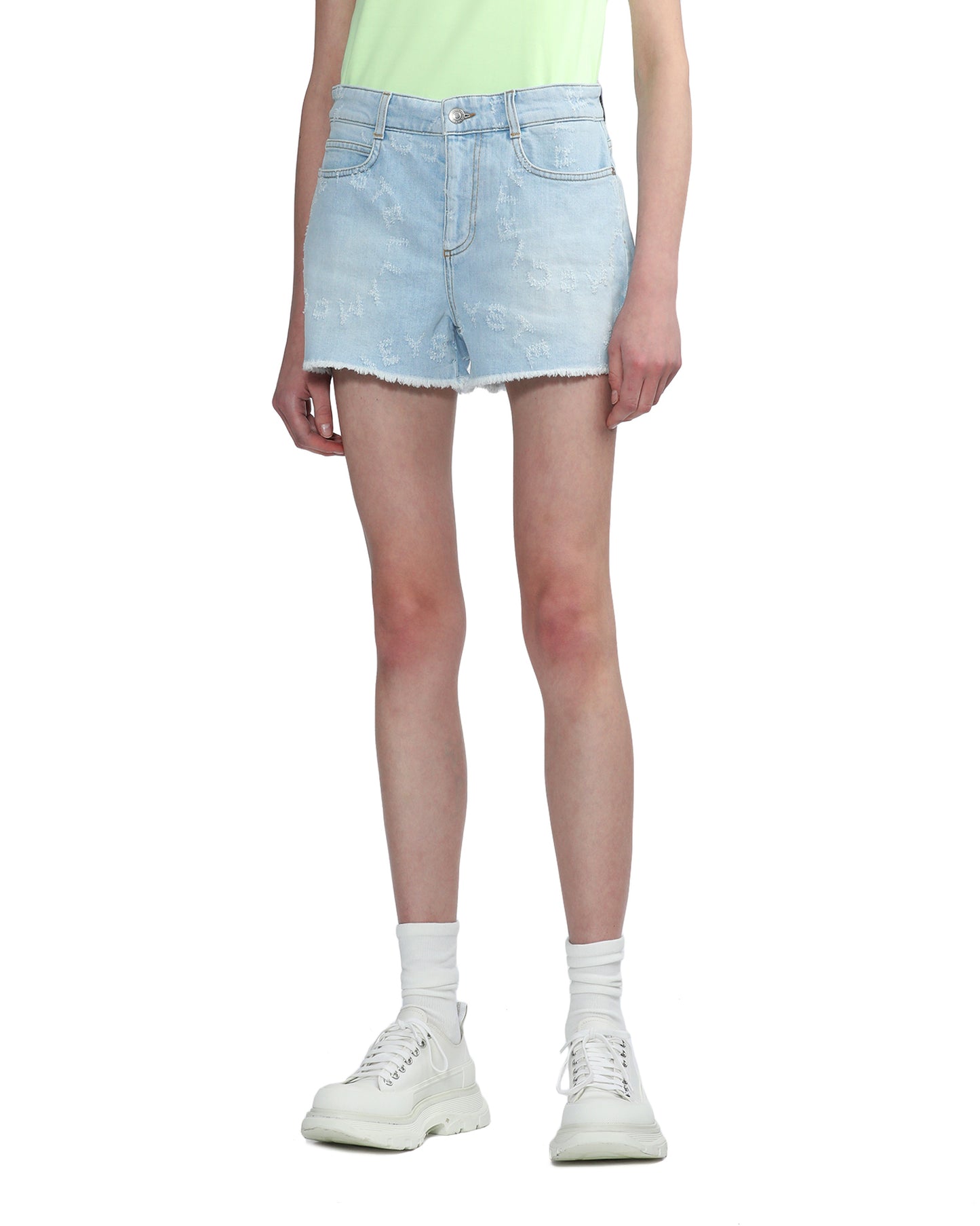 STELLA MCCARTNEY Laser logo shorts