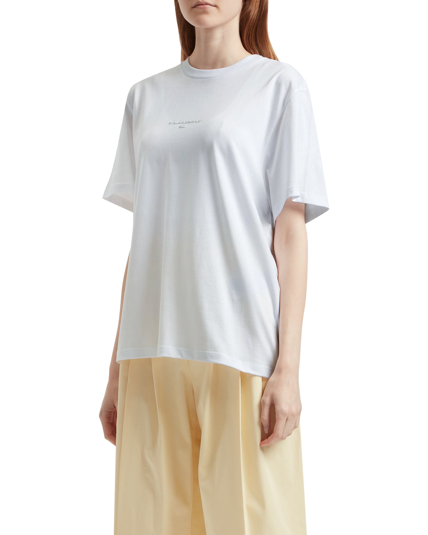 STELLA MCCARTNEY basic logo print tee shirt