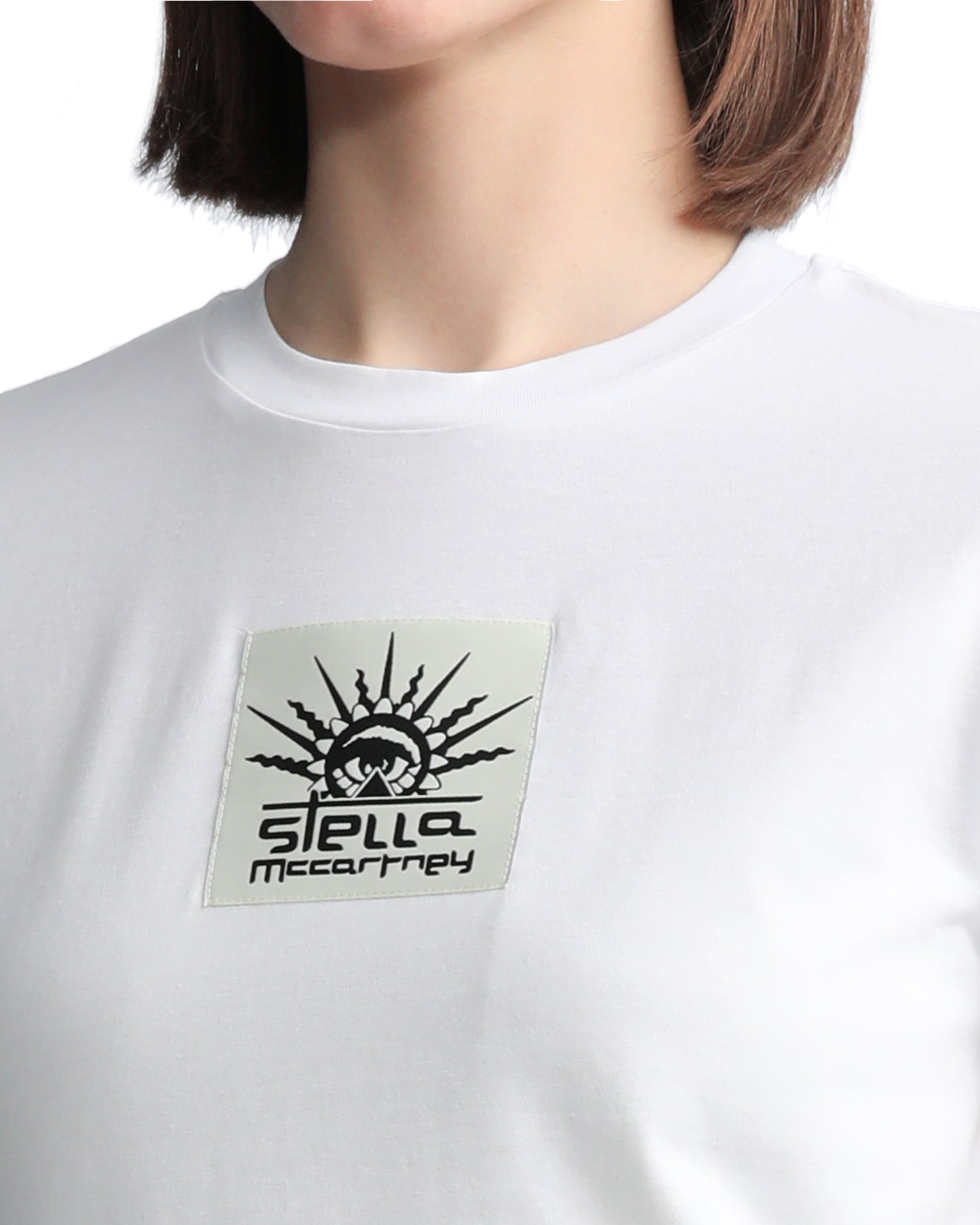 STELLA MCCARTNEY Patched logo tee