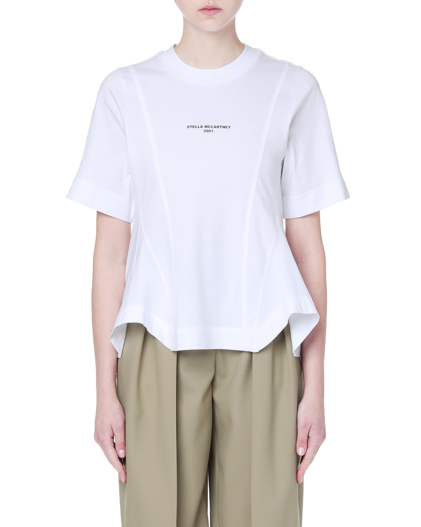 STELLA MCCARTNEY Flared logo tee