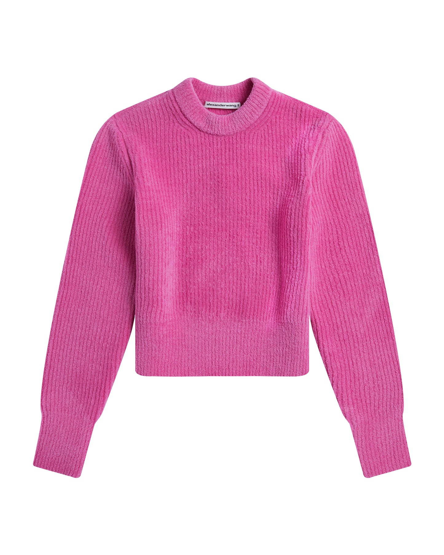 T BY ALEXANDER WANG Cropped ribbed sweater