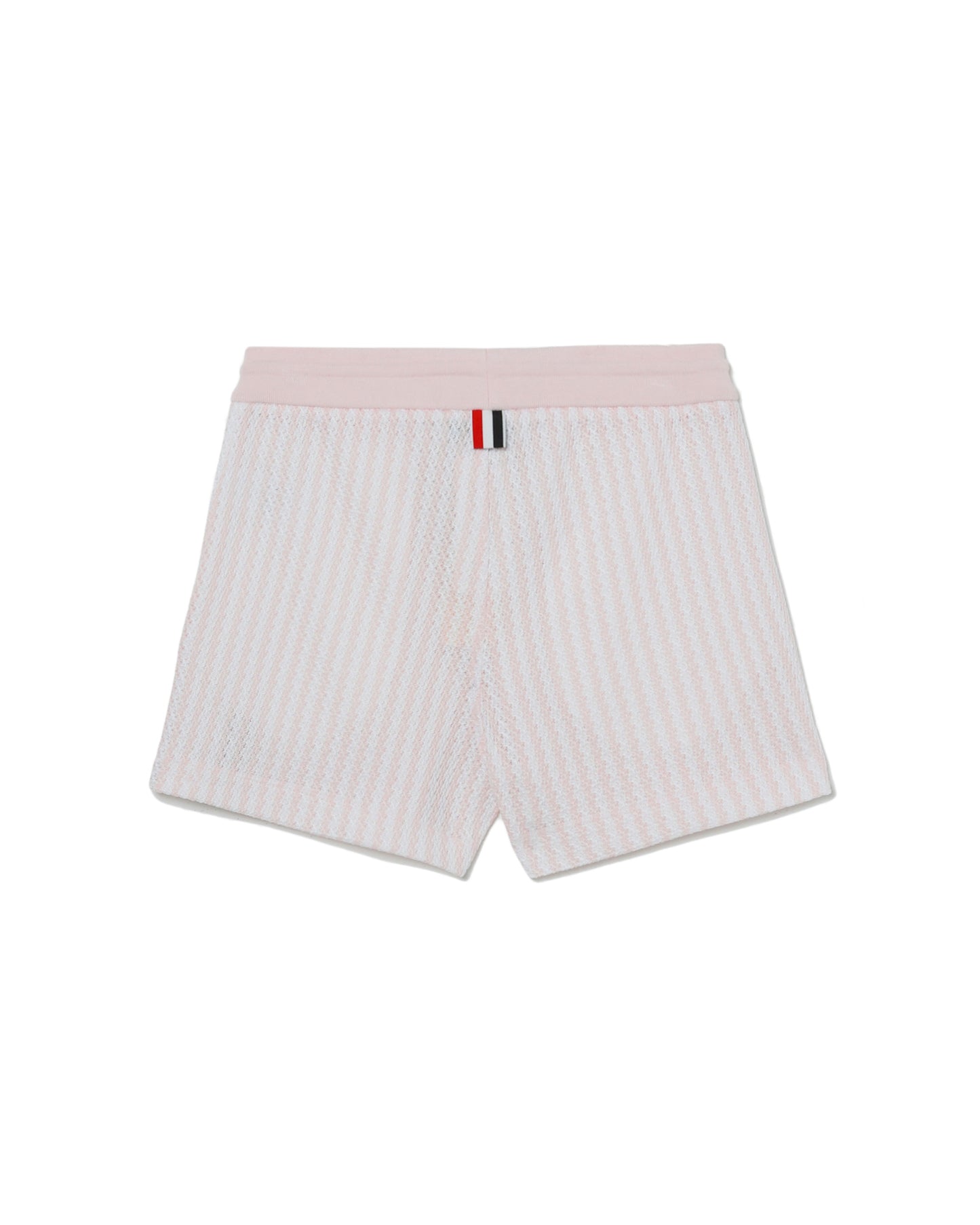 THOM BROWNE RWB stripe cotton knitted shorts