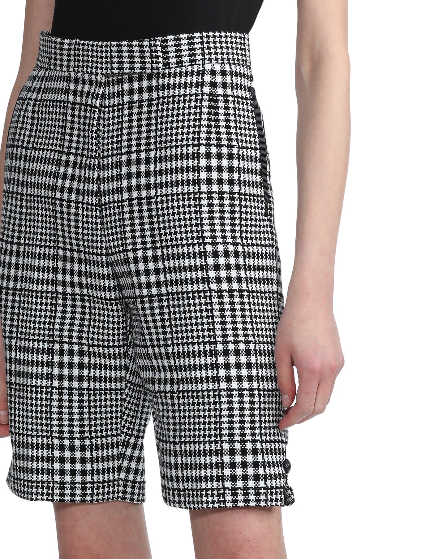 THOM BROWNE Gingham tweed shorts