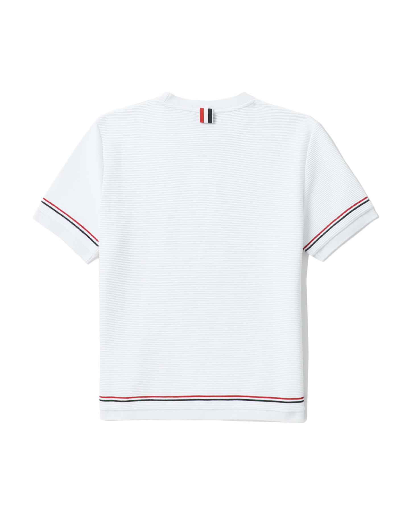 THOM BROWNE 4-bar shortsleeve sweatshirt