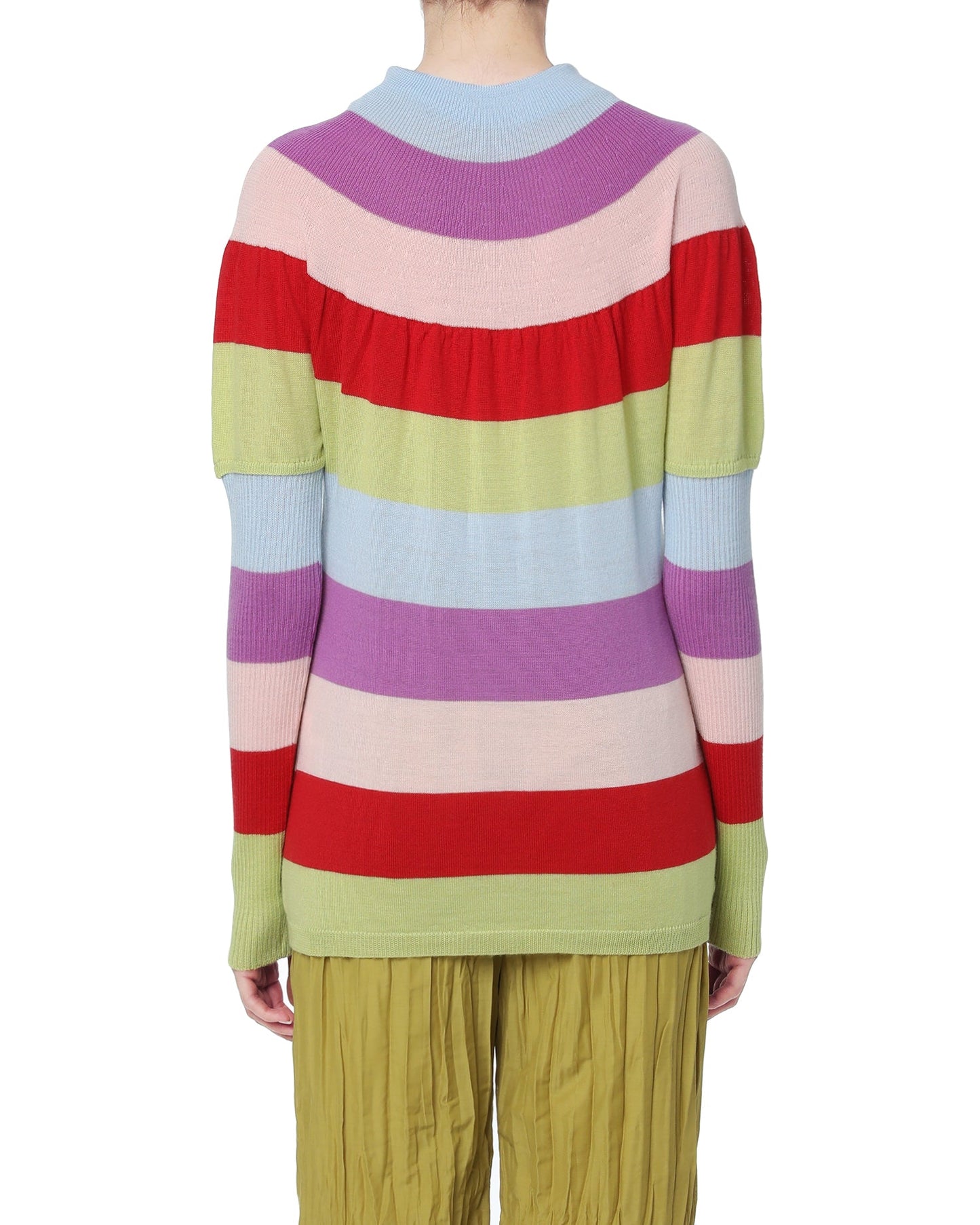 TSUMORI CHISATO Stripe knit sweater