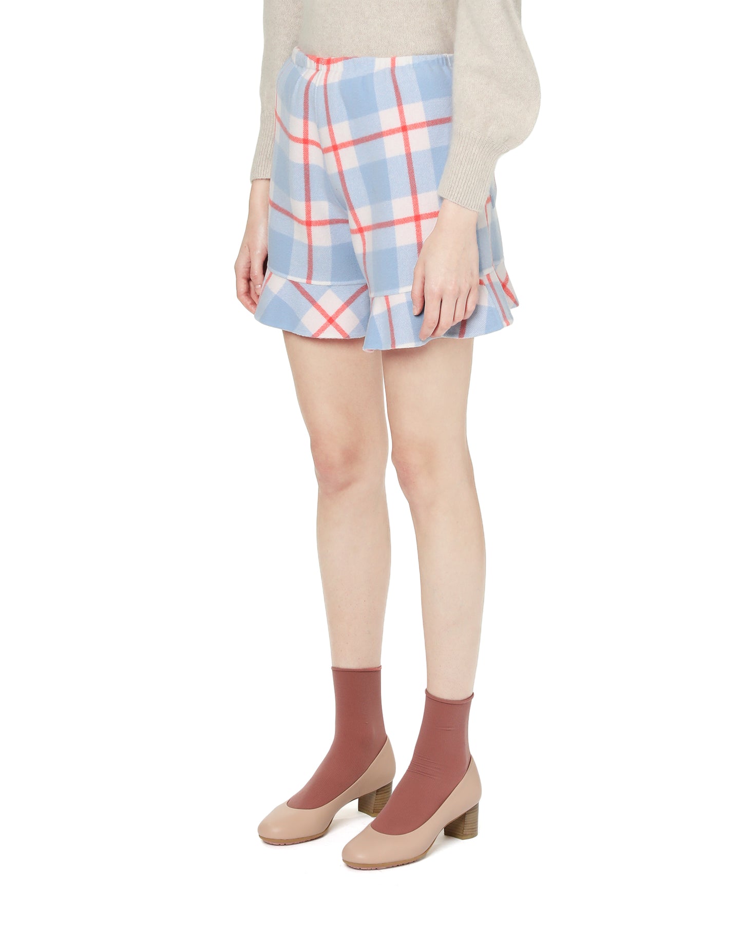 TSUMORI CHISATO Plaid shorts