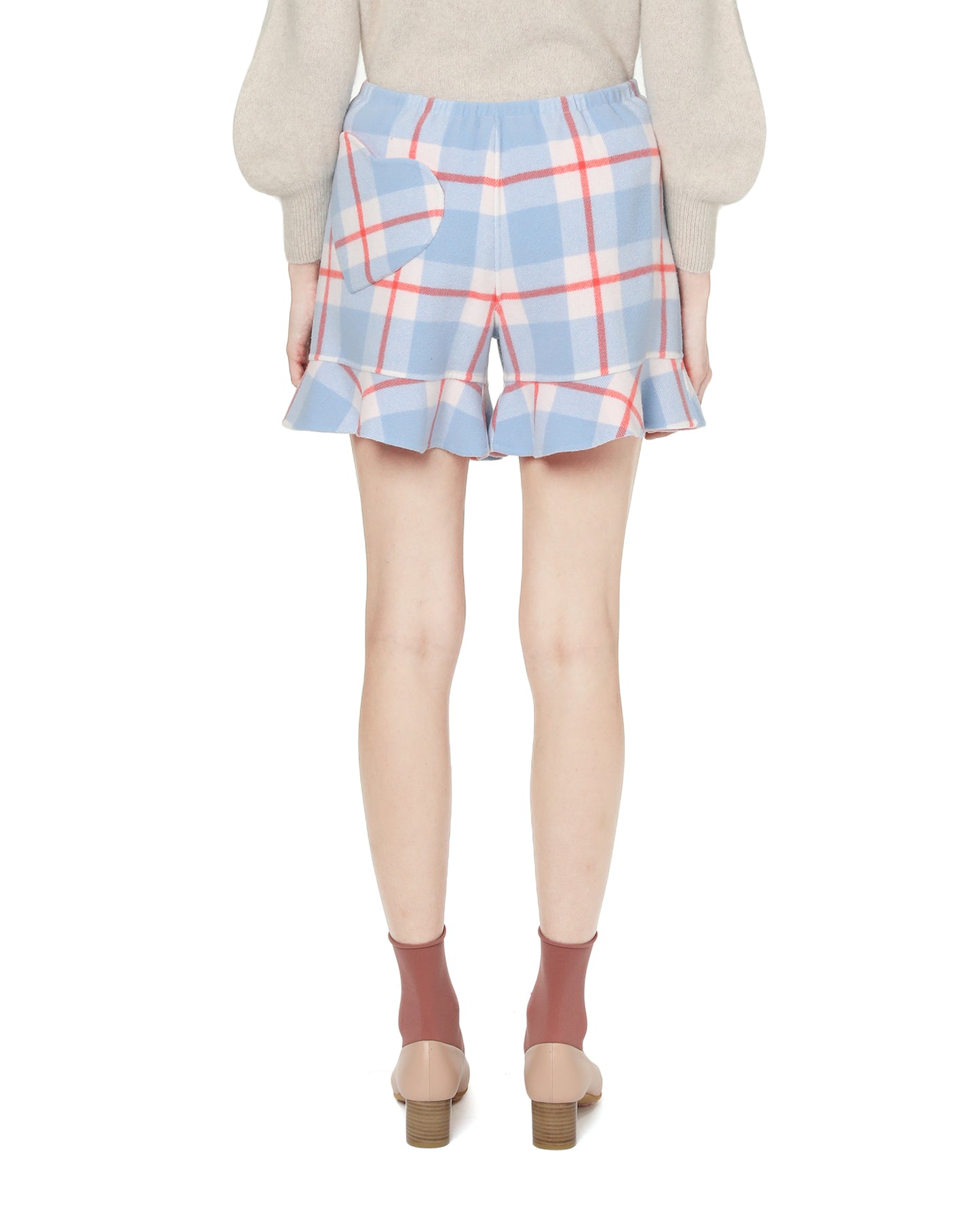 TSUMORI CHISATO Plaid shorts