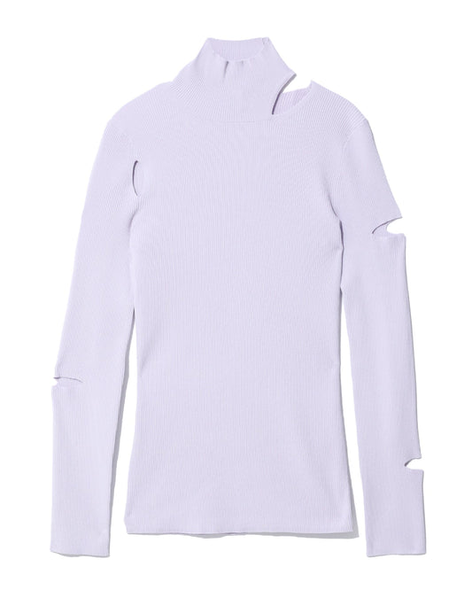 TIBI Cut-out turtleneck top