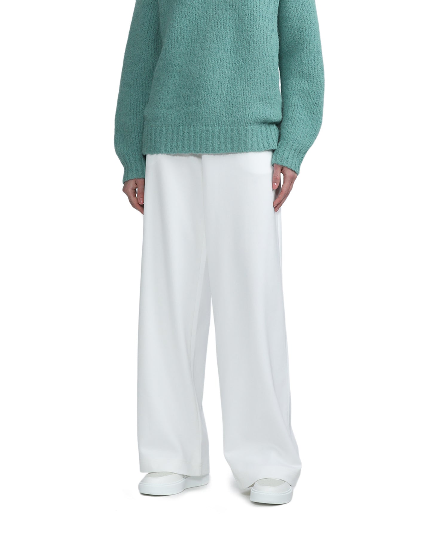 TIBI Active knit wide leg pull on pants