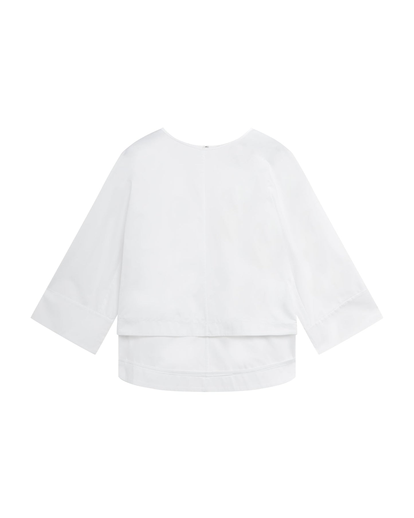 TIBI Eco poplin sculpted top