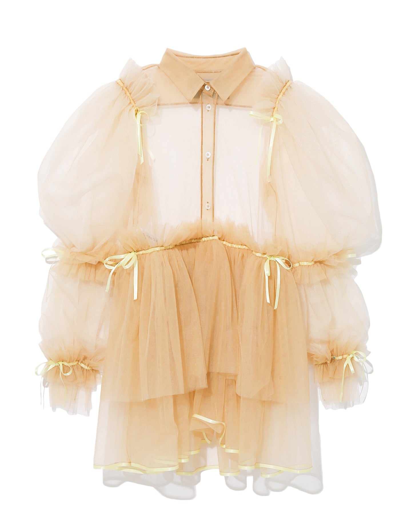 VIKTOR & ROLF Ruffle sheer blouse