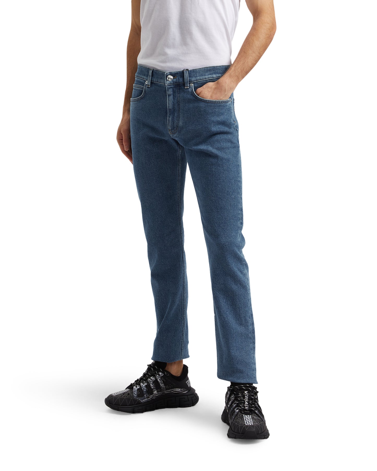 VERSACE Slim-fit 5 pockets jeans