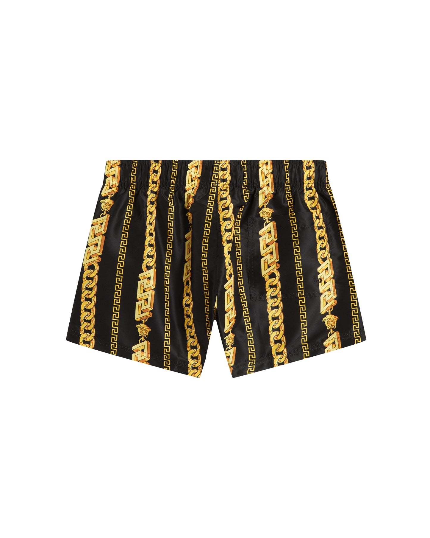 VERSACE Chain stripe swim shorts