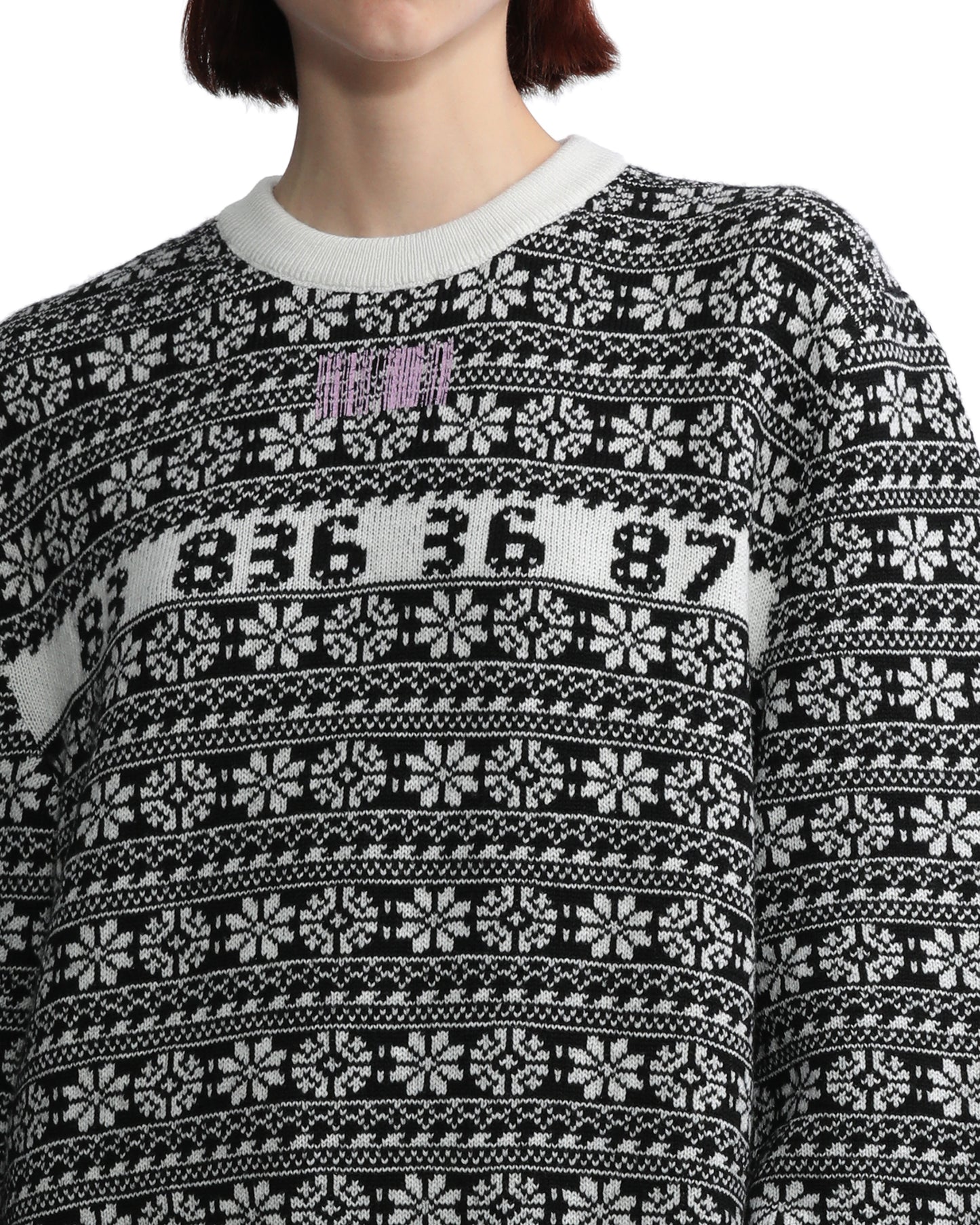 VTMNTS Number snowflakes sweater