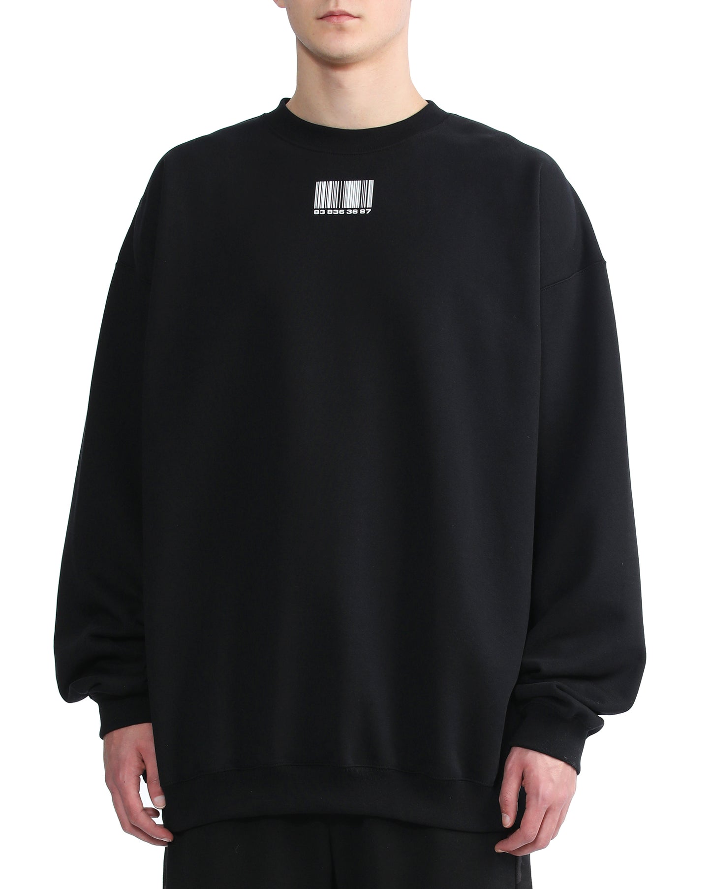 VTMNTS Barcode print sweatshirt