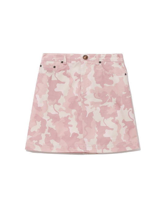 VIVETTA Camo print A-line skirt