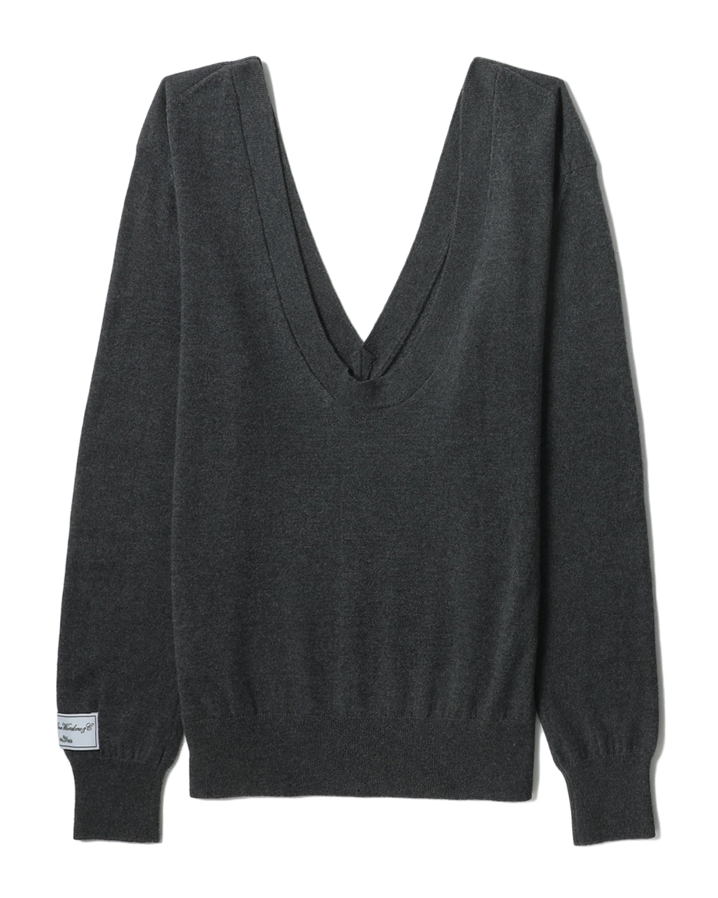 WE11DONE Deep V-neck sweater