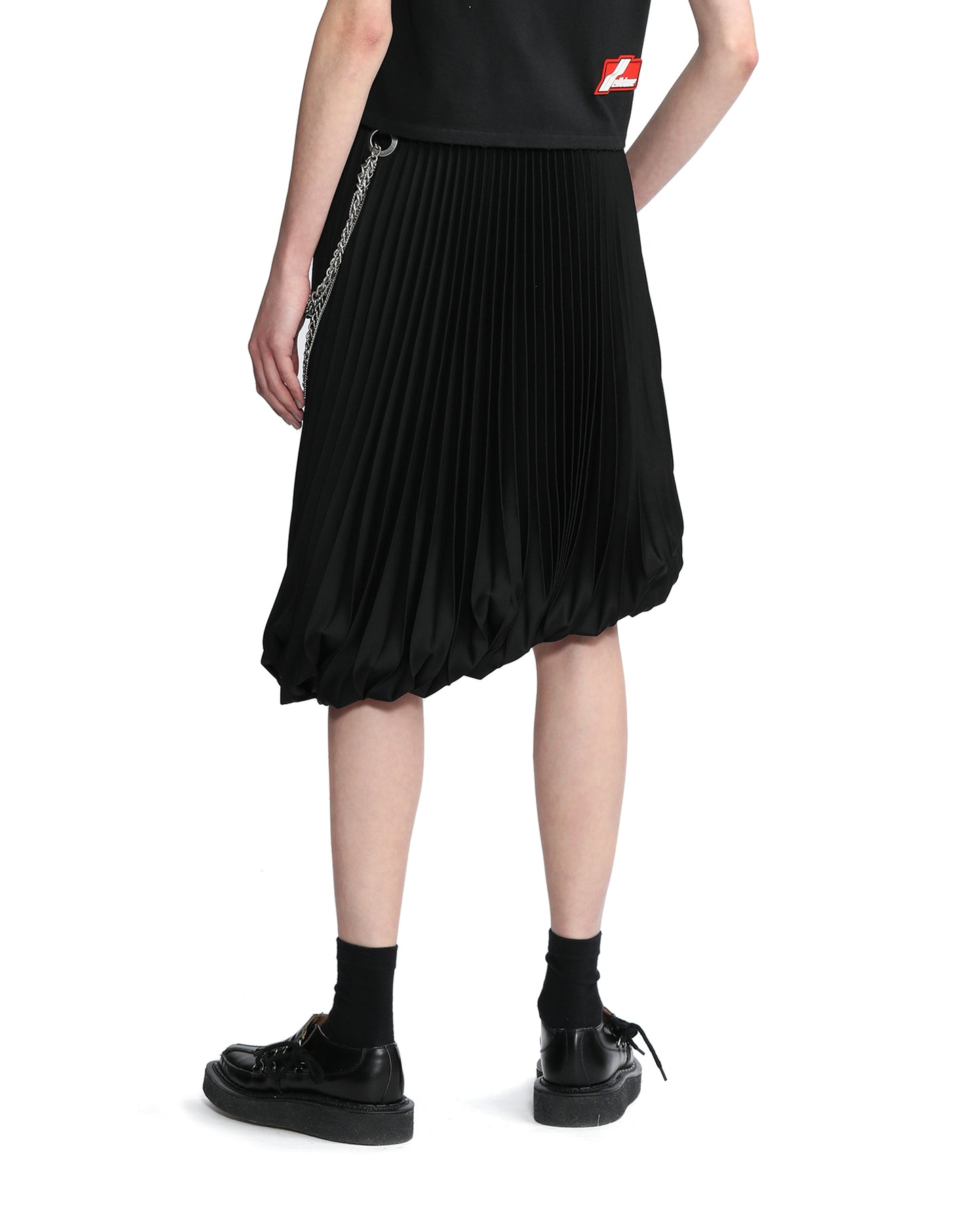 WE11DONE Chained knee length skirt