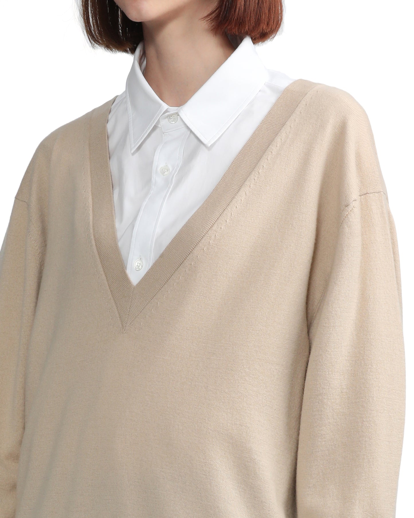 WE11DONE Deep V-neck sweater