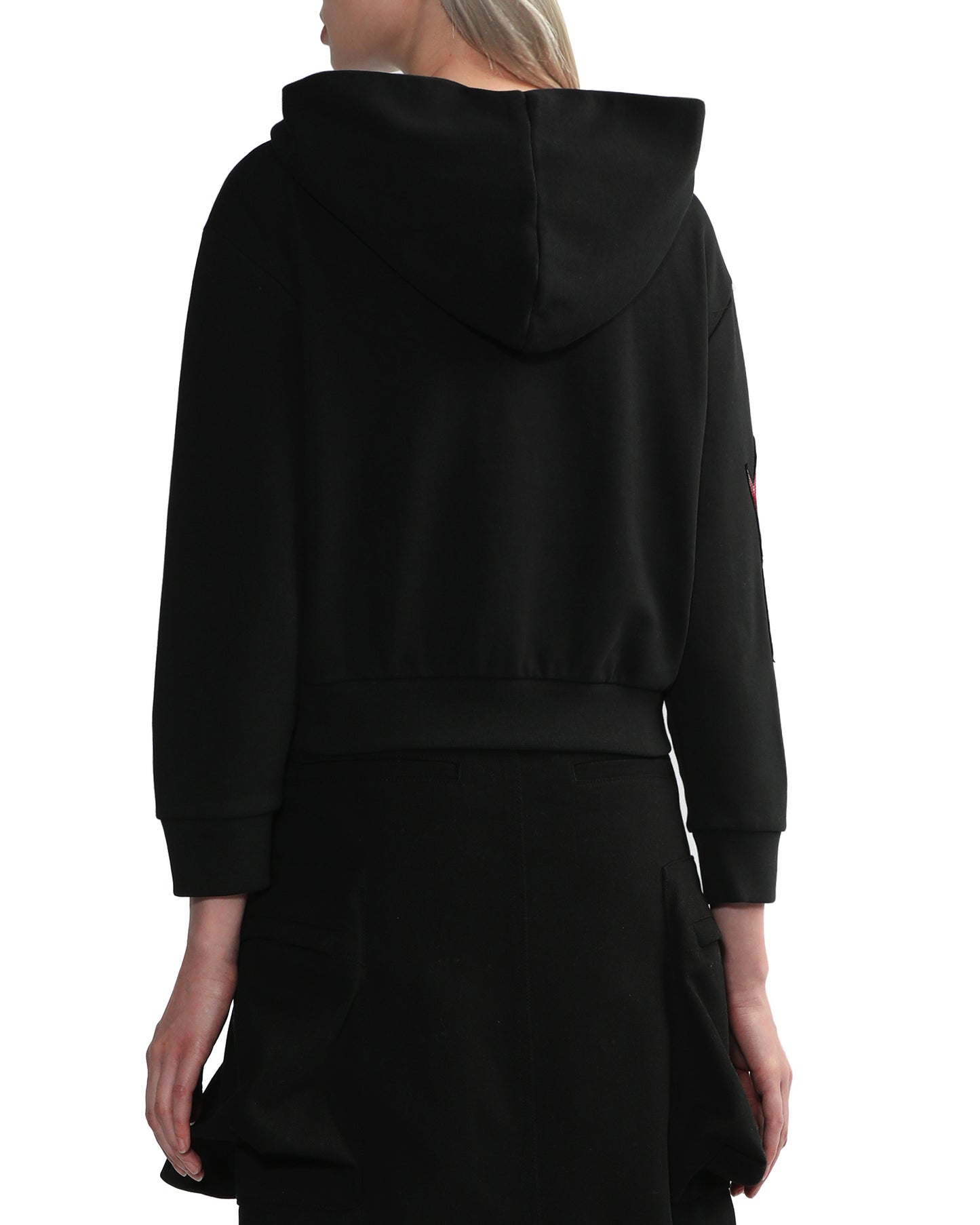 WE11DONE Embellished sleeve hoodie