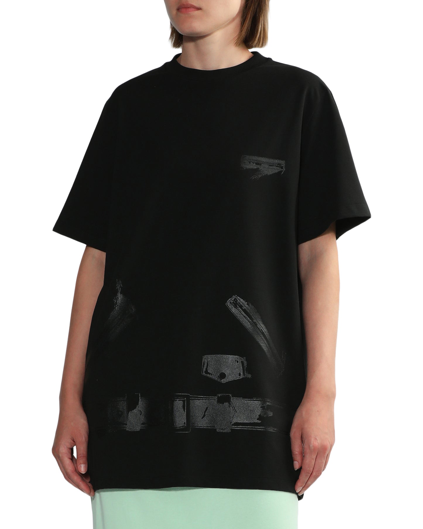 WE11DONE Tromepe L'oeil loose-fit tee