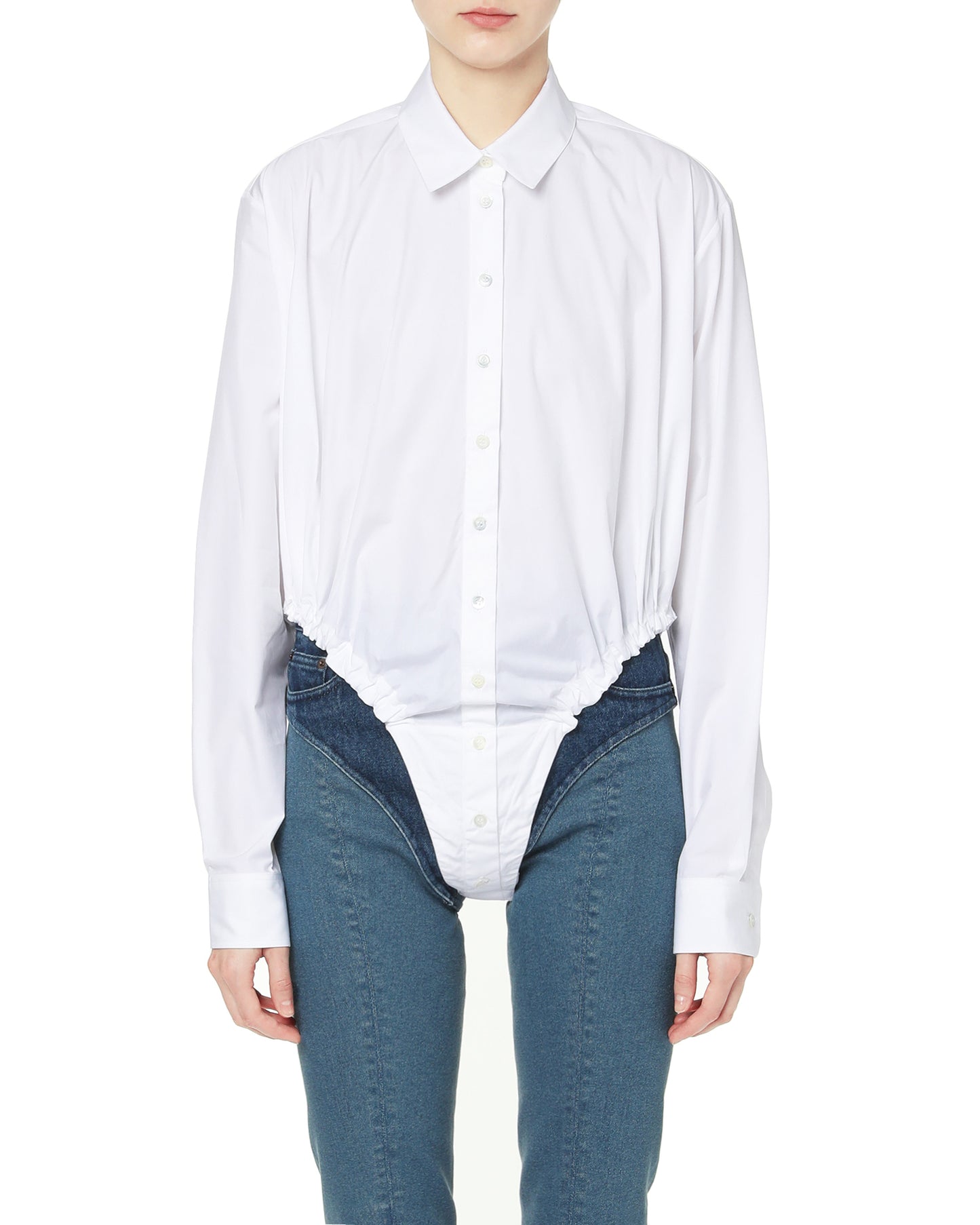 Y PROJECT Ruched body shirt