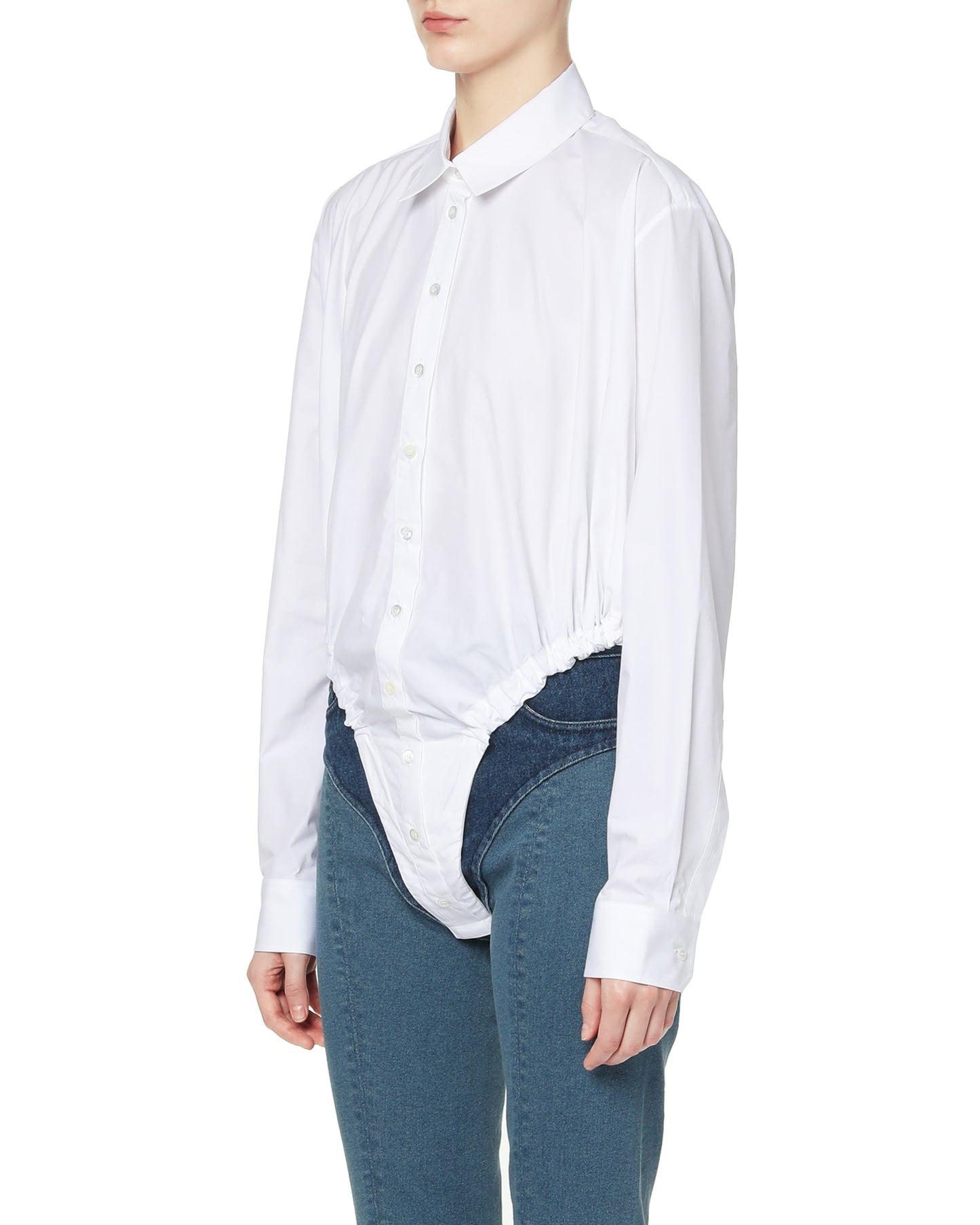 Y PROJECT Ruched body shirt