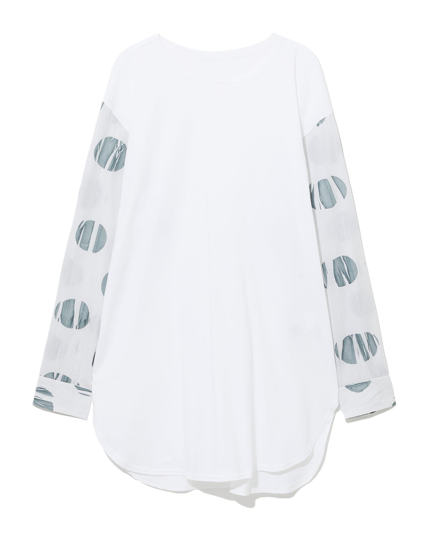 Y'S Polka-dot sleeves top