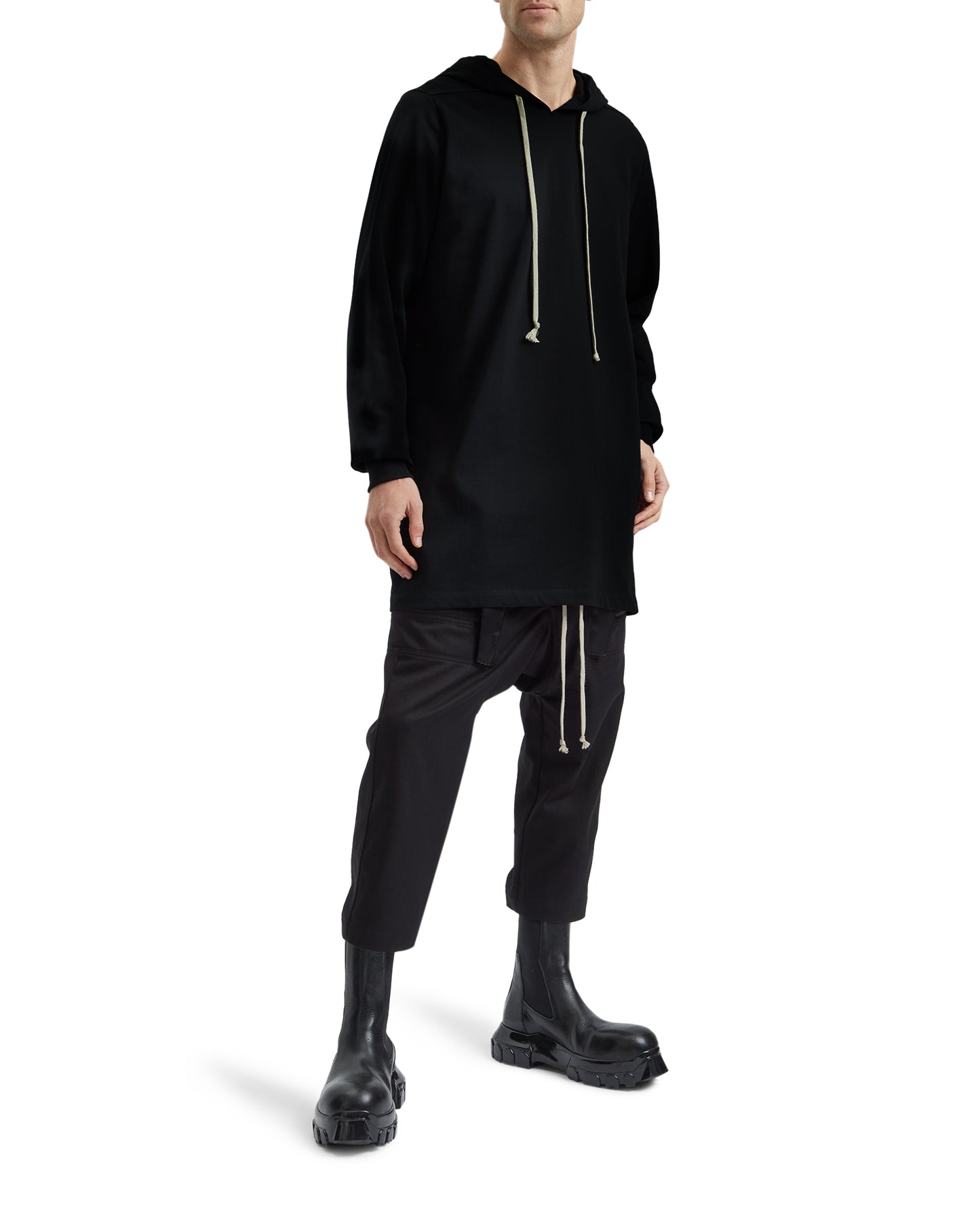 RICK OWENS Over-hip hoodie