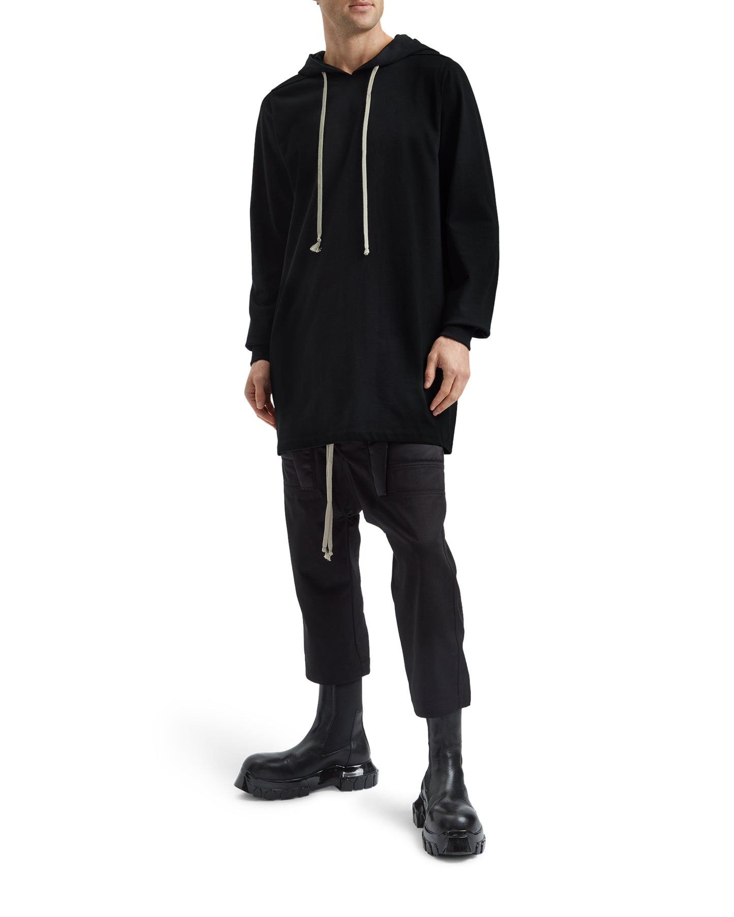 RICK OWENS Over-hip hoodie