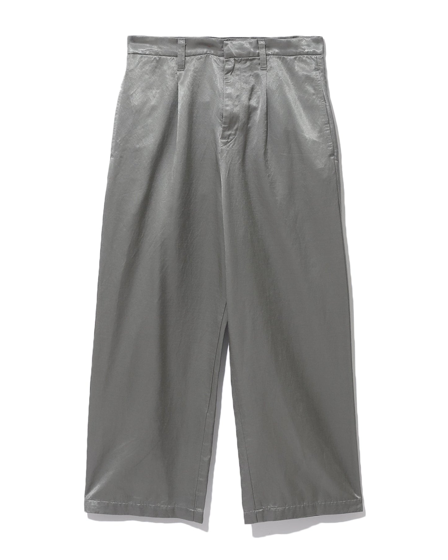 ZUCCA Metallic straight-fit pants.