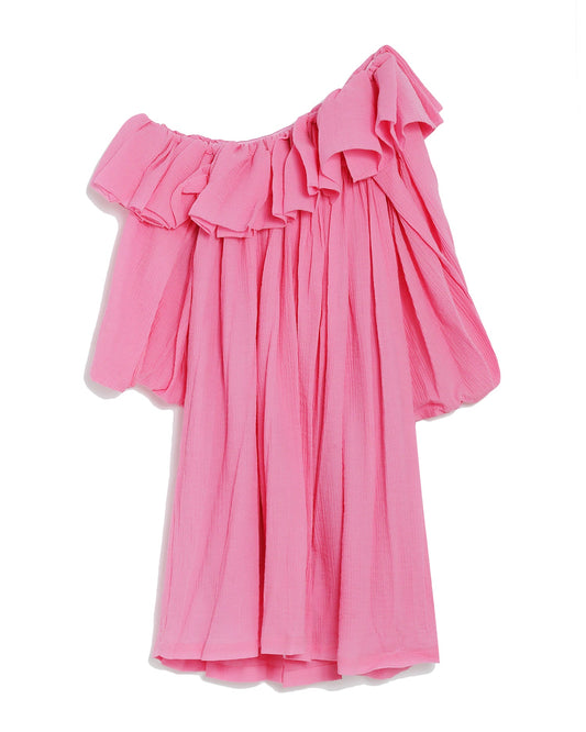 3.1 PHILLIP LIM one shoulder ruffle mini dress