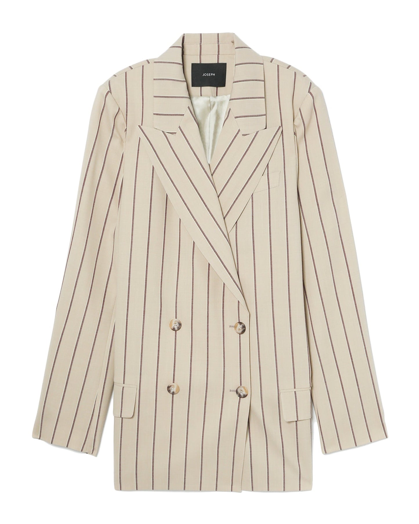 JOSEPH Striped double-breast blazer