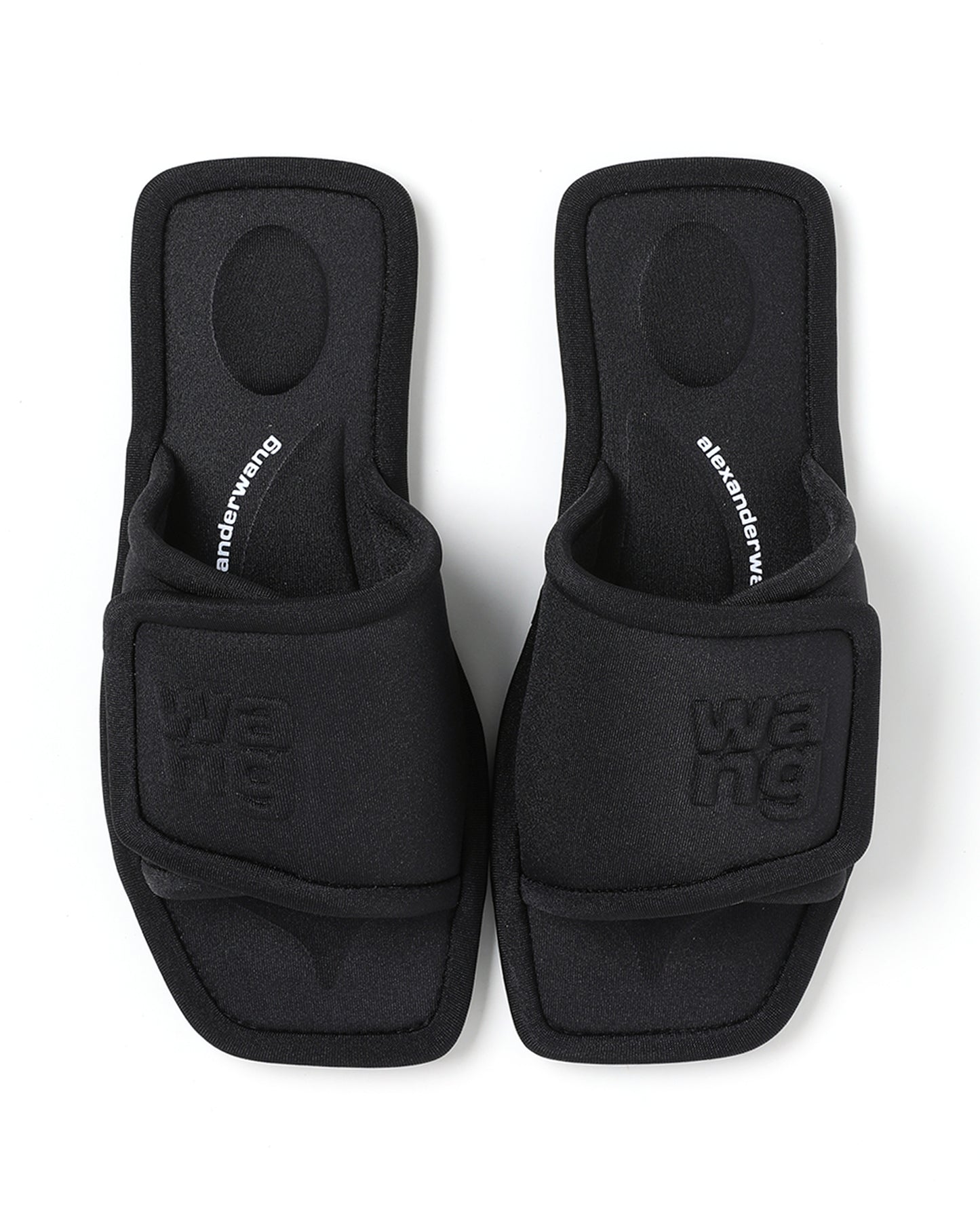 ALEXANDER WANG Lana padded logo sandals