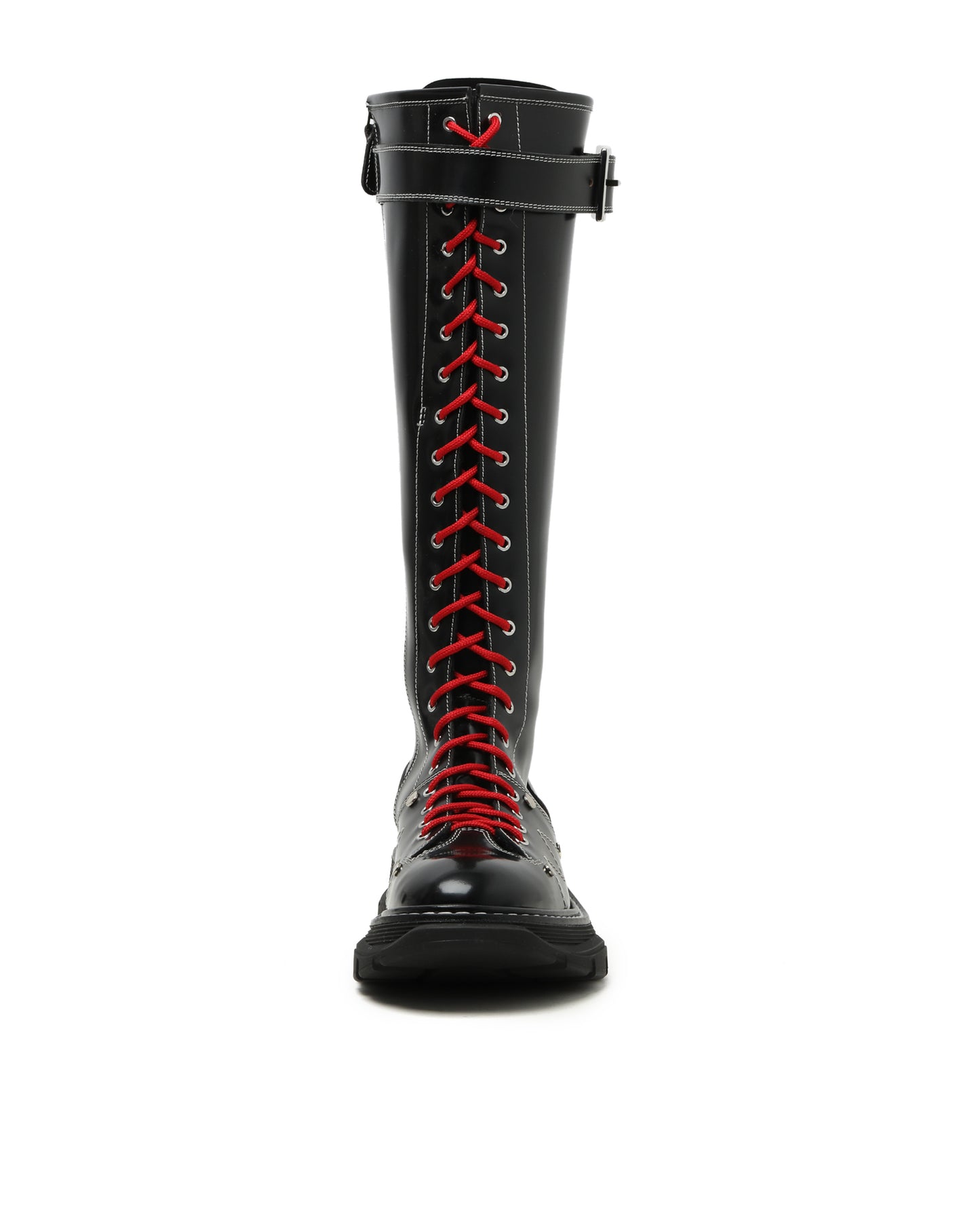 ALEXANDER MCQUEEN lace-up long boots