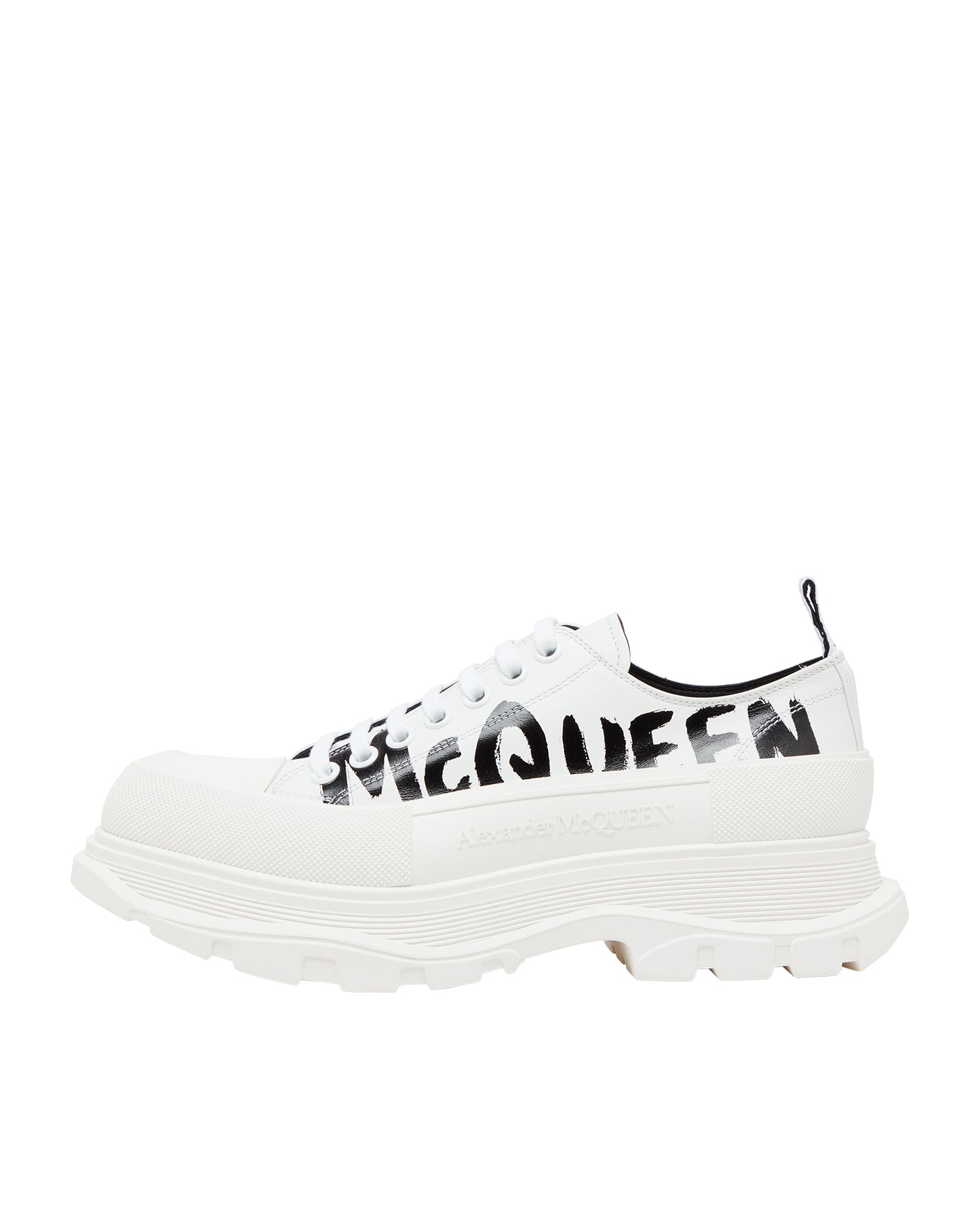 ALEXANDER MCQUEEN tread slick lace-up shoes