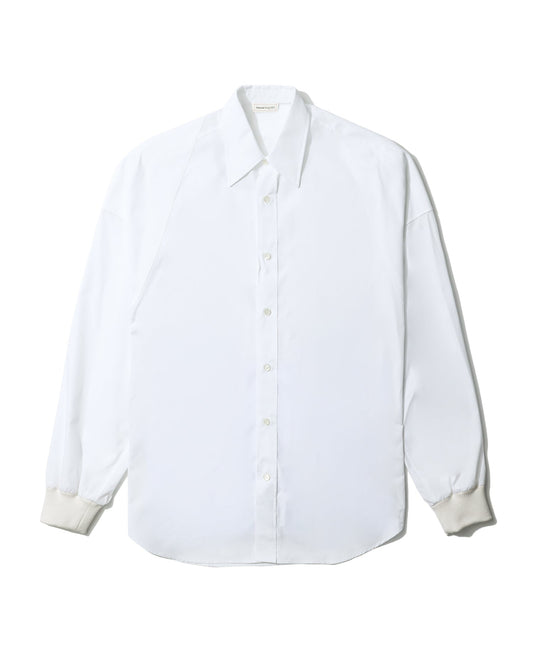 ALEXANDER MCQUEEN poplin shirt with ribbed cuffs