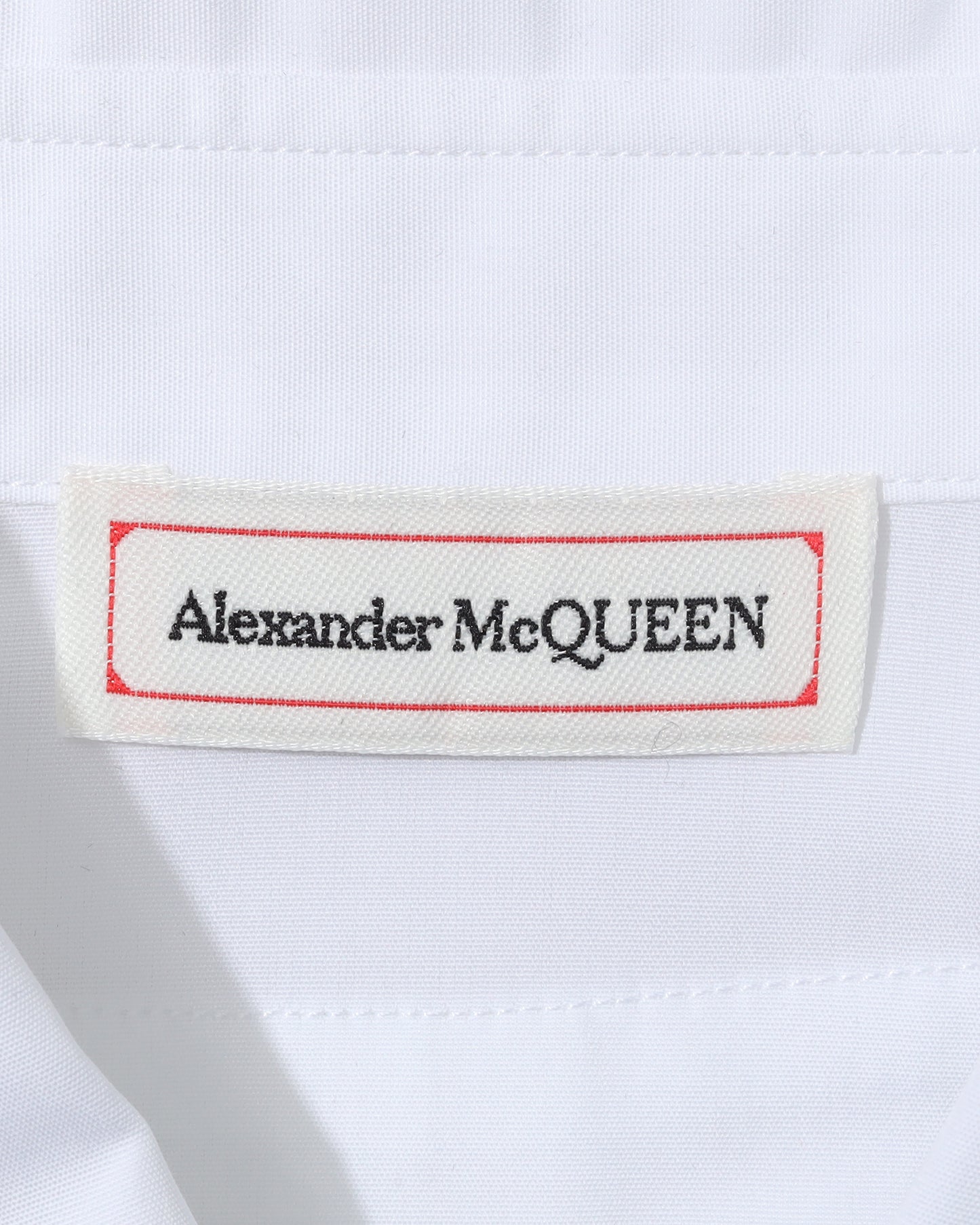 ALEXANDER MCQUEEN poplin shirt with ribbed cuffs