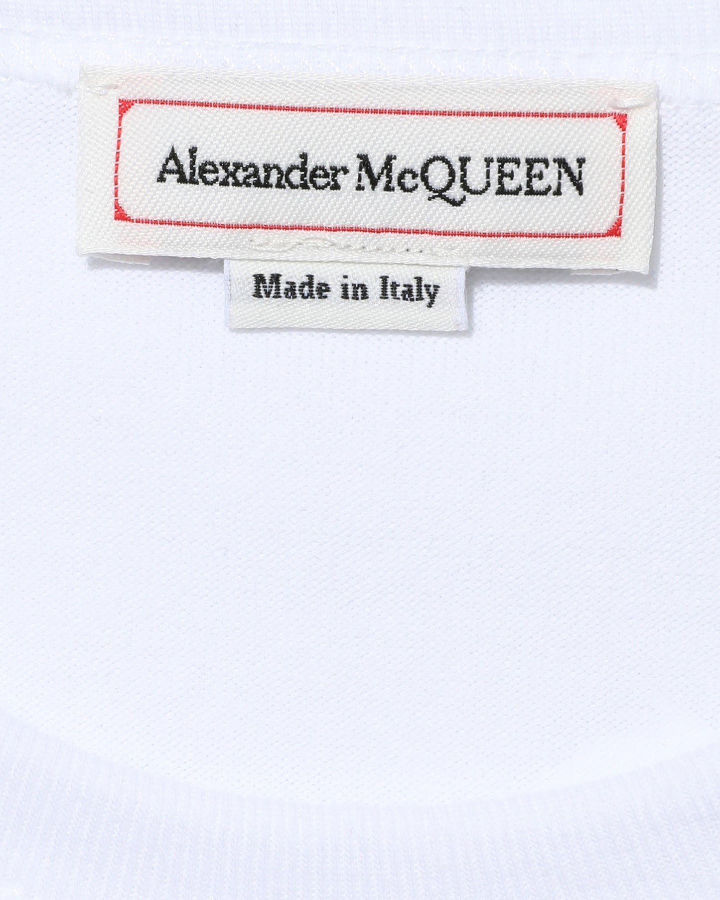 ALEXANDER MCQUEEN tee with graffiti print