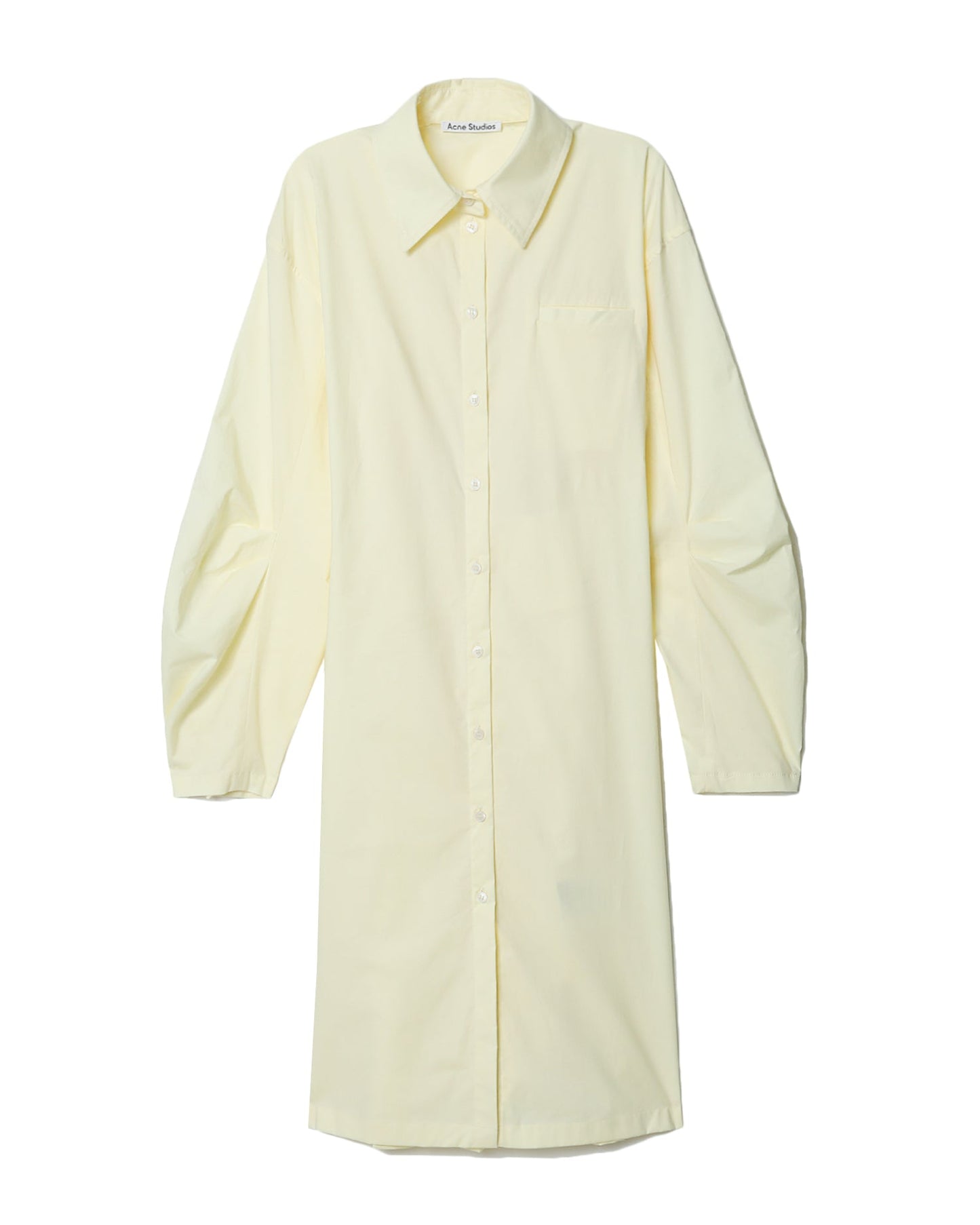 ACNE STUDIOS open back shirt-dress