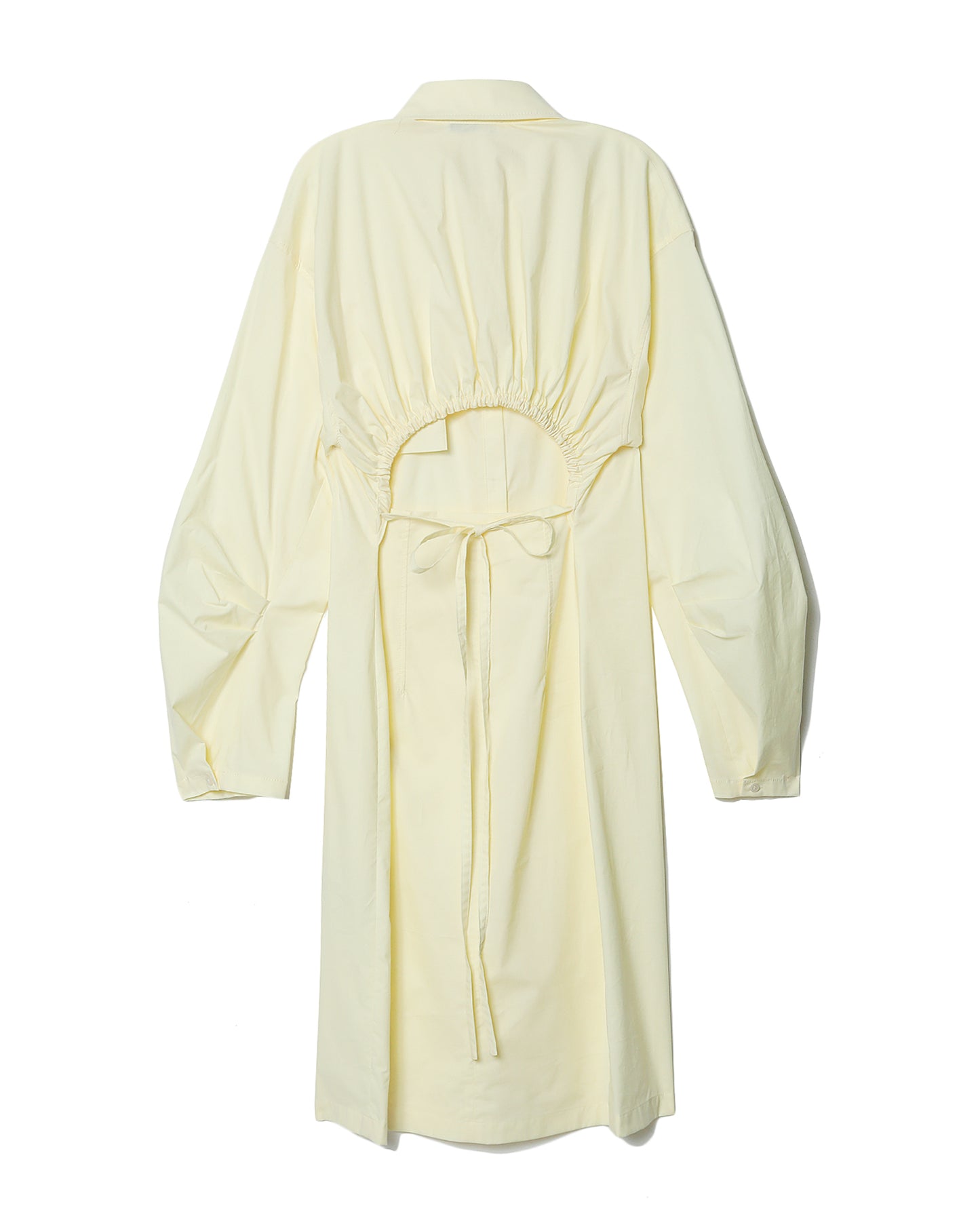 ACNE STUDIOS open back shirt-dress