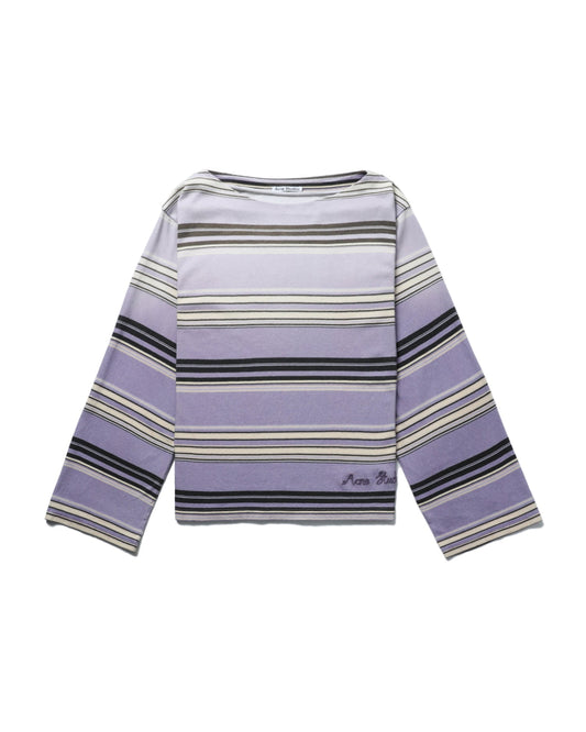 ACNE STUDIOS boat-neck stripe top