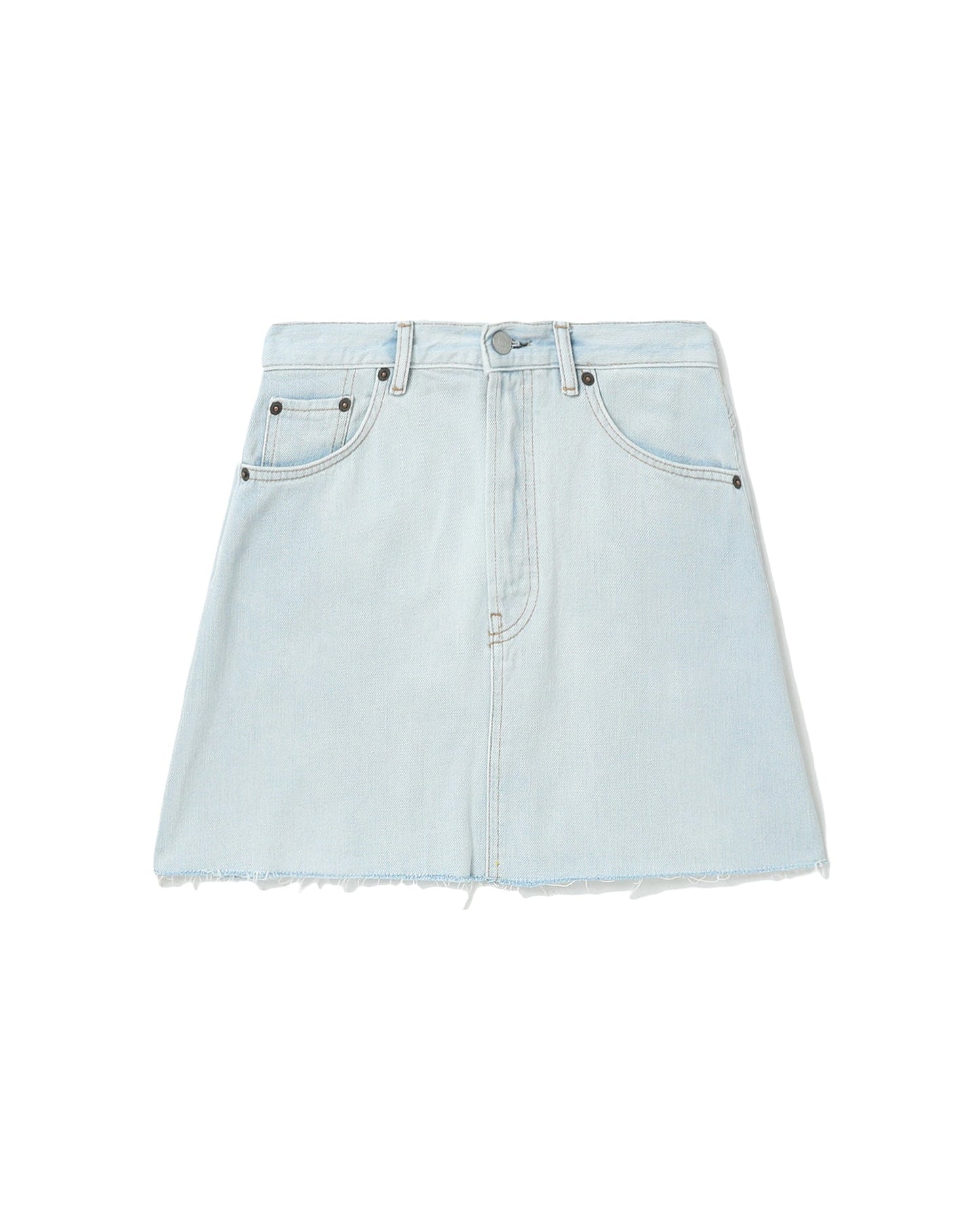 ACNE STUDIOS raw-hem denim skirt