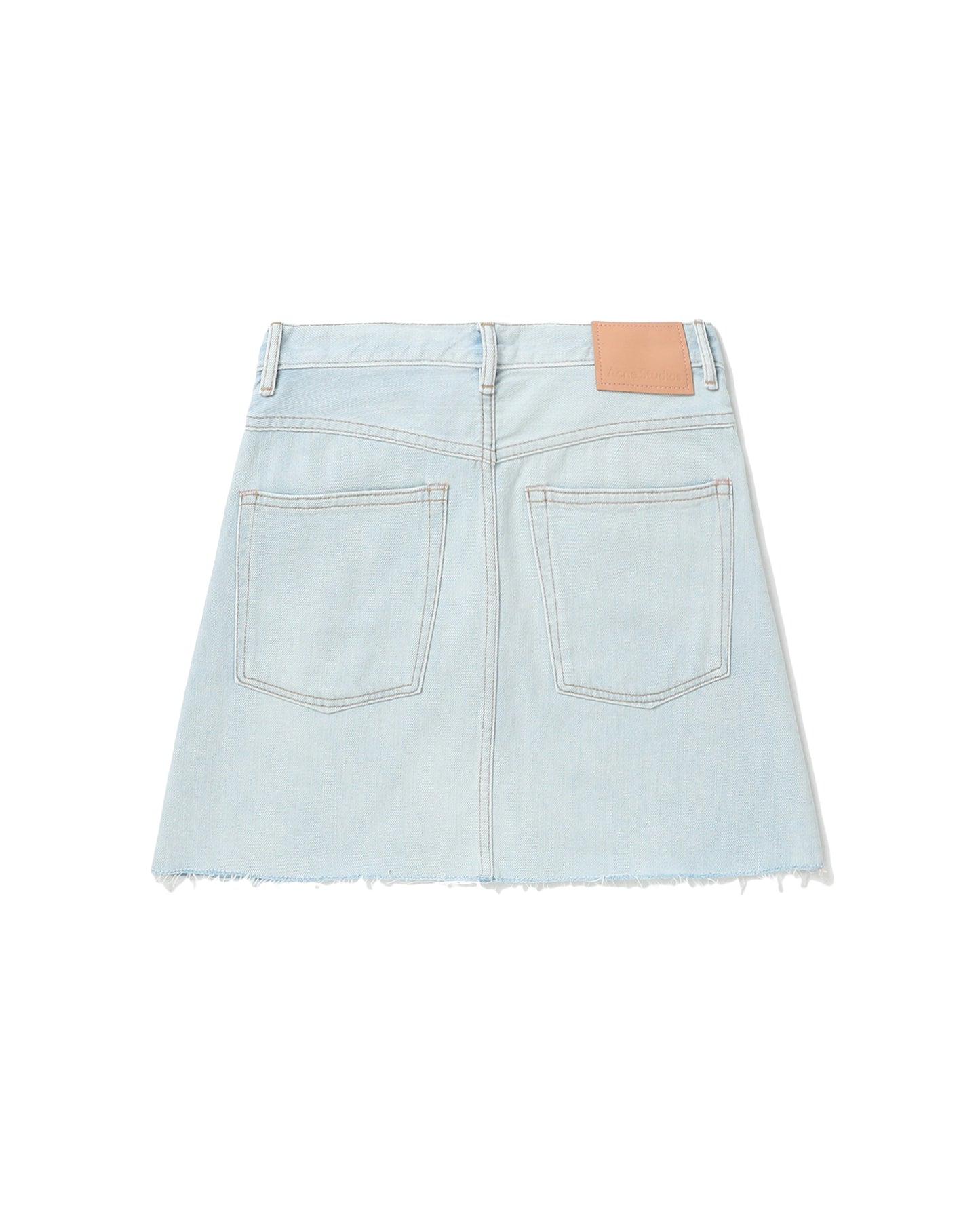 ACNE STUDIOS raw-hem denim skirt