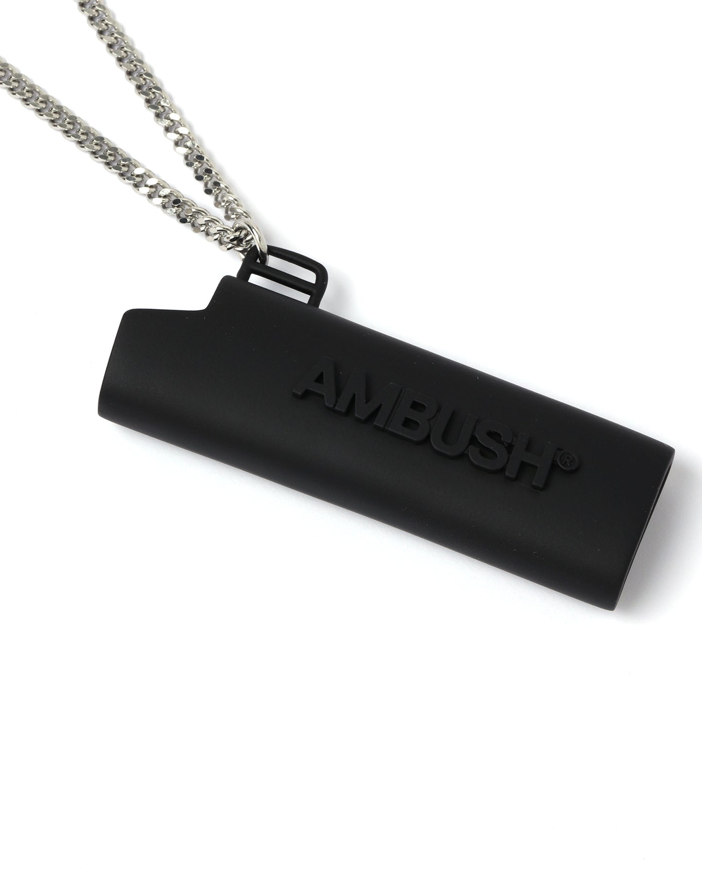 AMBUSH Logo lighter case necklace