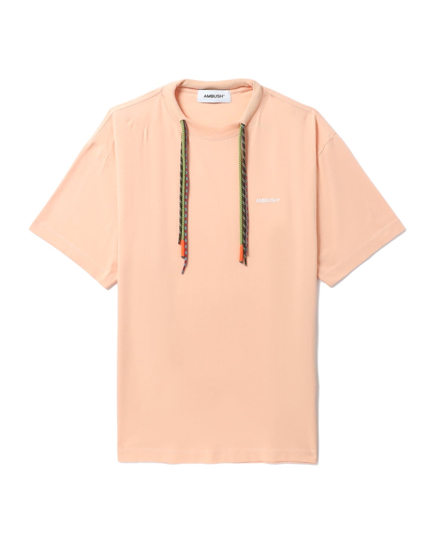 AMBUSH shoelace tee light pink