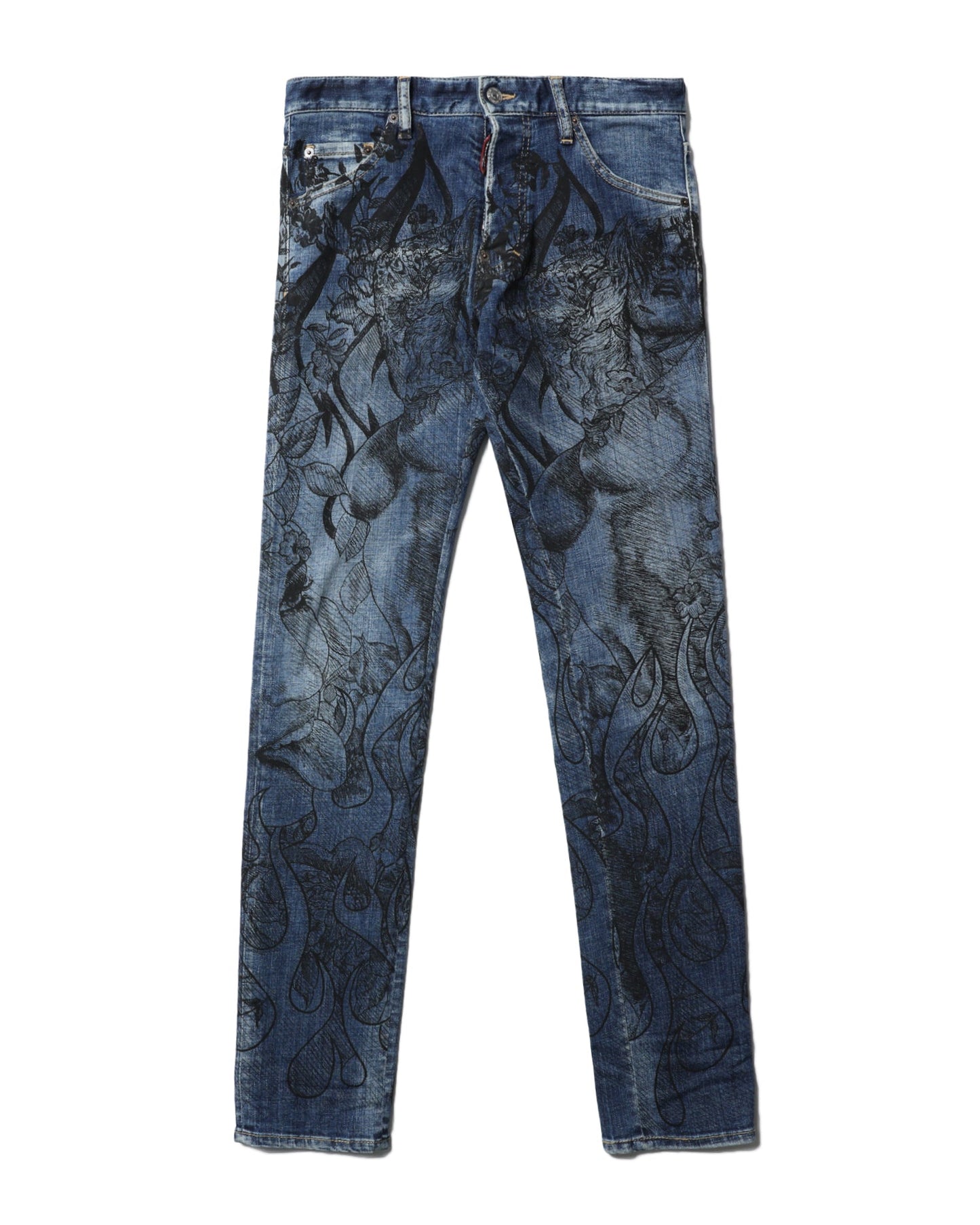 DSQUARED2 Sex Garden washed denim jeans