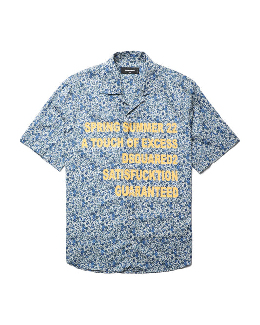 DSQUARED2 Printed bowling shirt